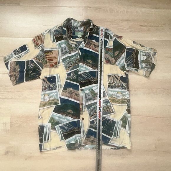 Reyn Spooner Shirt Hawaiian Size Small Hollywood California Vintage - Picture 4 of 13